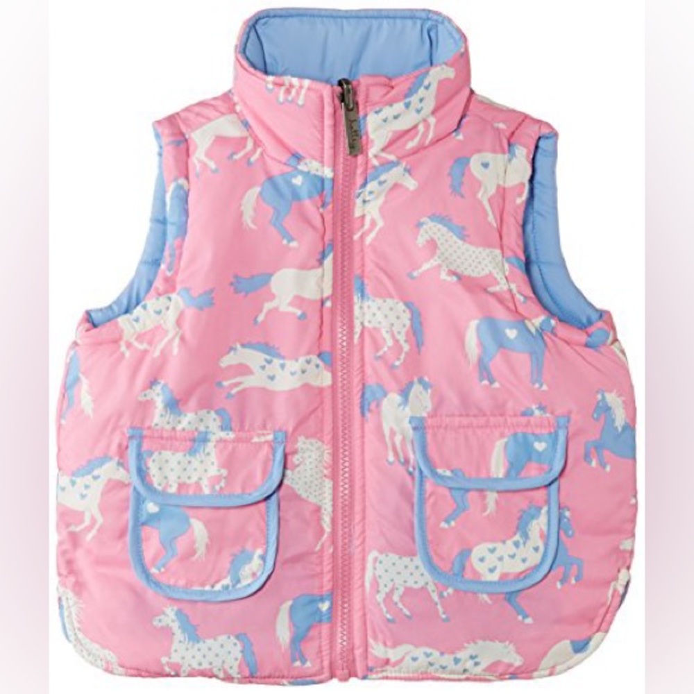 Hatley Reversible Puffer Vest 🩷💙